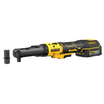 Cricchetto attacco quadro Maschio 1/2" + 3/8", motore brushless DeWalt