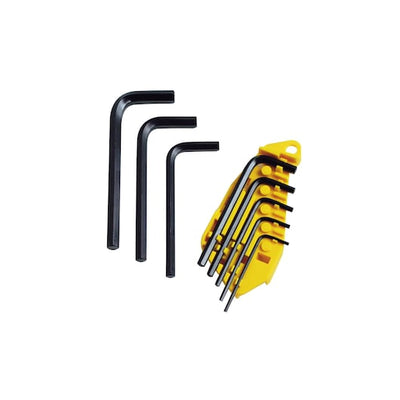 Set 8 Chiavi Maschio Esagonale Piegate Corte in Pollici (0-69-252) Stanley