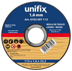 Mola da taglio legno Unifix