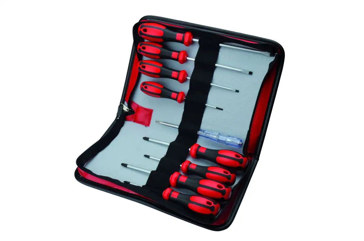 F99/901 - Set cacciaviti a intaglio/Phillips/Pozidriv + cerc - immagine 1