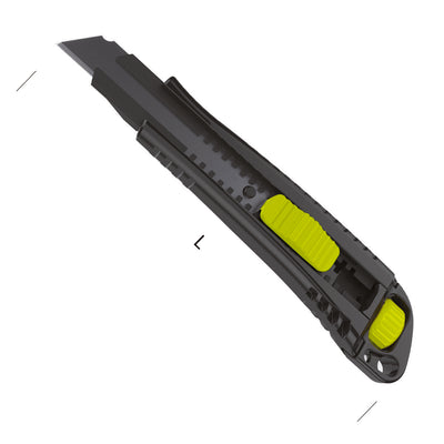 Cutter "All Black" con vite di bloccaggio (corpo metallico) Metrica
