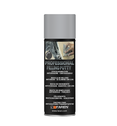 STUCCO RIEMPITIVO ANTIRUGGINE - CARTEGGIABILE. GRIGIO