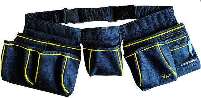 Borse Portautensili Vigor Aquila Tripla C/Cint 60X25H Cm