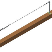 602C-8M - 612-8M - 612C-8M Línea de vida de 8 m de base plana H40cm y H60cm