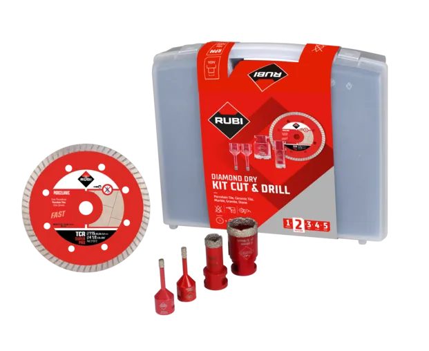 Rubi Kit disco TCR 115 e Frese DRYGRES