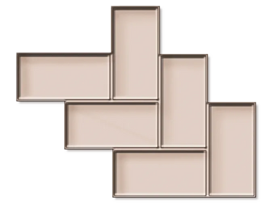 Rubi STAMPO PER CEMENTO CERAMICA 30 x 15 SPINA PESCE