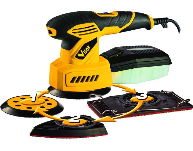 Levigatrici Vigor Vlm3X1 Multifunzione 220 Watt