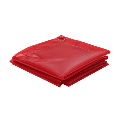 RED WELDING CURTAIN