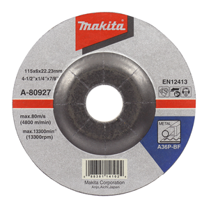 A-80927 Disco abrasivo per metallo Makita