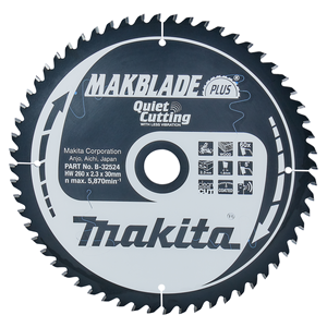 B-32524 Lama T.C.T., 260x30mm, 60T Makita