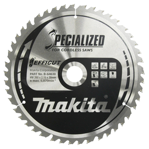 B-64630 Lama Efficut T.C.T., 260x30mm, 45T Makita