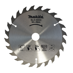 D-03333 Lama Standard T.C.T., 165x20mm, 24T Makita