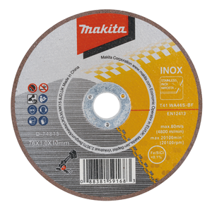 D-74815 Disco da taglio sottile abrasivo 76x1x10mm Makita