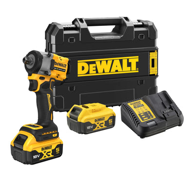 Avvitatore impulsi compatto 1/2" detent Pin 18V XR - 2 X 5AHh DeWalt