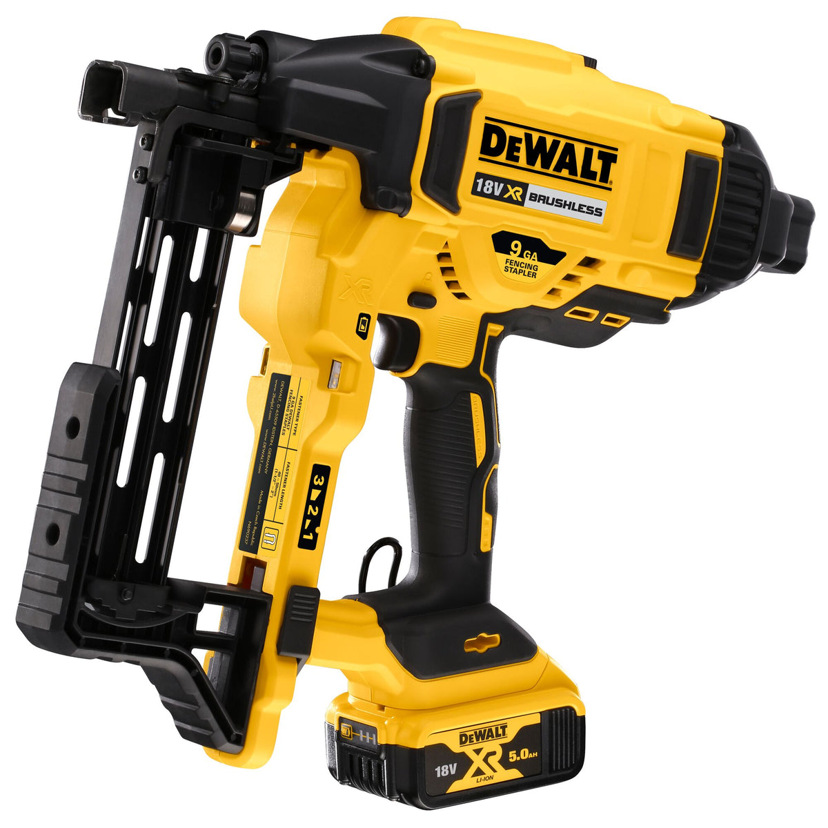 Graffettatrice per cambrette per recinzioni 18 V XR 5 Ah DeWalt DCFS950P2-QW