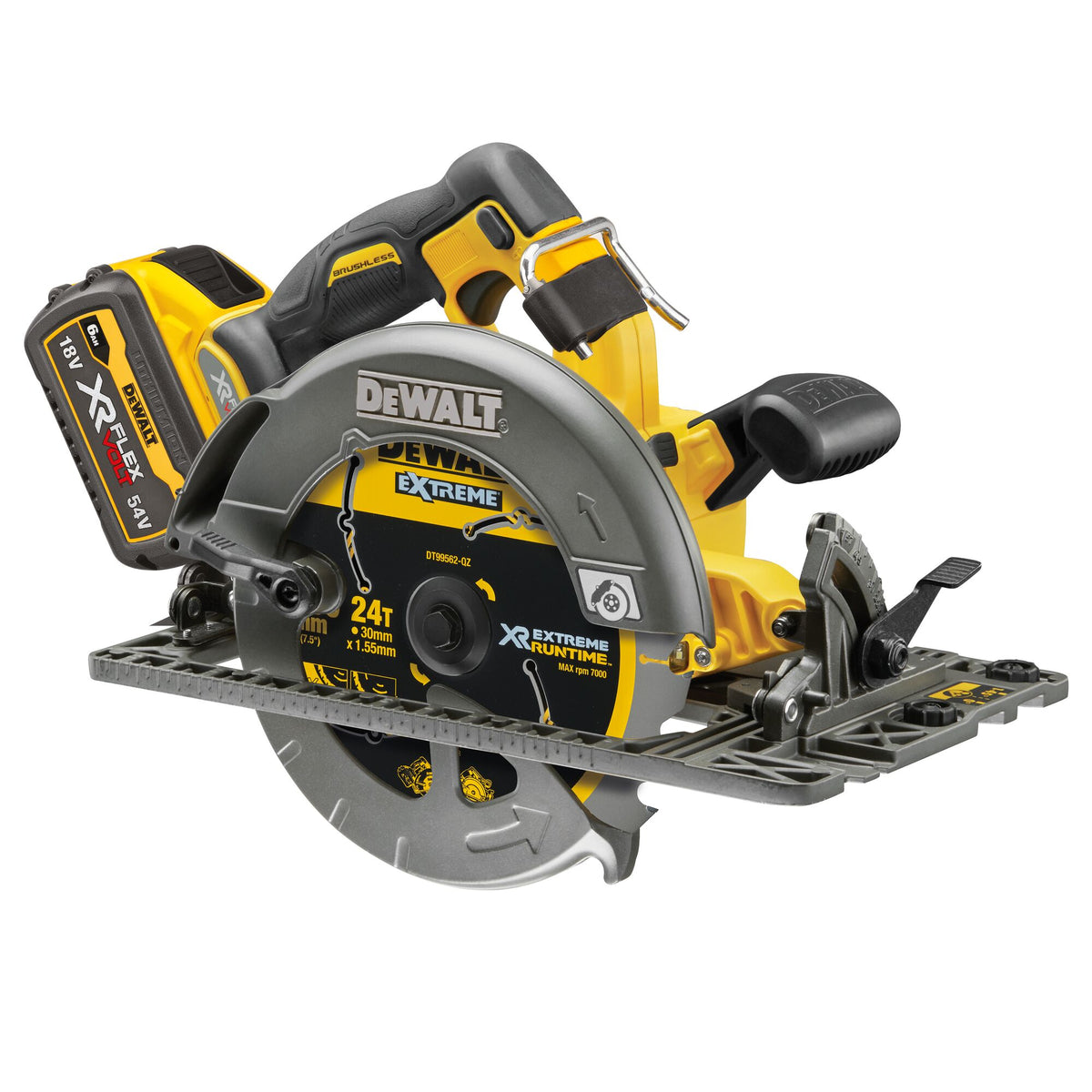 Sega circolare 54V XR FlexVolt - 2 x 6Ah DeWalt DCS579T2-QW