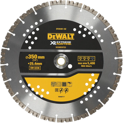 Disco Diamantato EXTREME 355mm - Utilizzo generico DeWalt DT20461-QZ