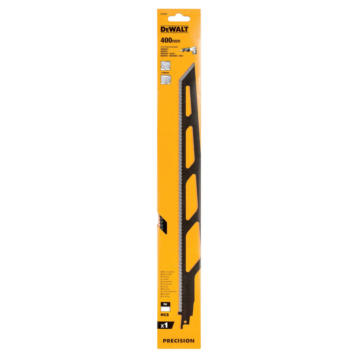 Lámina para materiales aislantes DT2452-QZ DeWalt