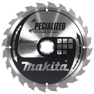 E-01915 Lama Efficut T.C.T., 235x30mm, 24T Makita