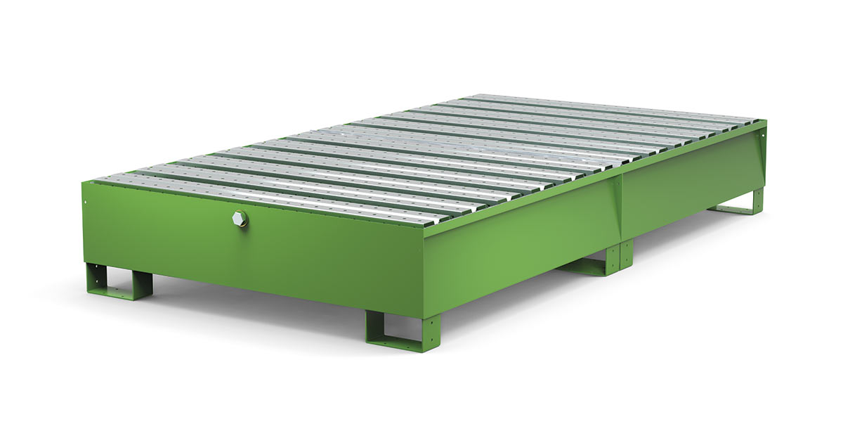 Vasca di raccolta con doghe – 800 L – modulare 008063 Comi Storage