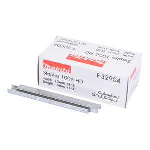 F-32904 Graffette 6x10mm, Zincati, 5.040pz Makita