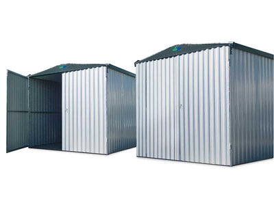 Unimec Box Prefabbricato in Lamiera. Mod. Fg11p. Tetto con Due