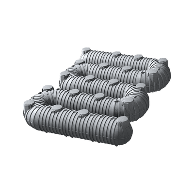 Serbatoi da interro modulari Infinitank Serpentina in polietilene Rototec