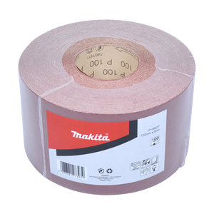 P-38227 Carta abrasiva rotolo, 120mmx50m, GR.100 Makita