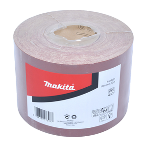 P-38261 Carta abrasiva rotolo, 120mmx50m, GR.320 Makita