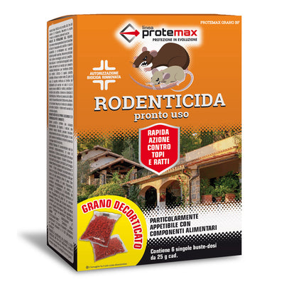RODENTICIDA GRANO BF 150g (bustine da 25g) — Protemax