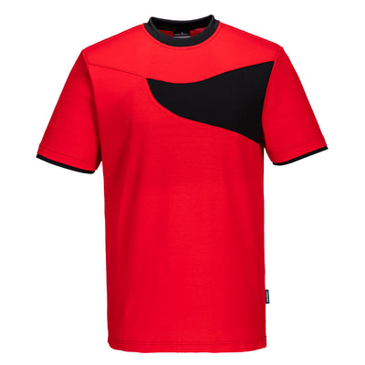 T-shirt Bicolore Cotton Comfort Hi-Vis Portwest