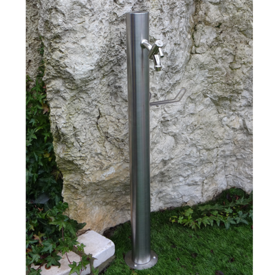 PUNTO ACQUA TAVOLOZZA INOX 316 c/rub crom. (tondo) Bonfante