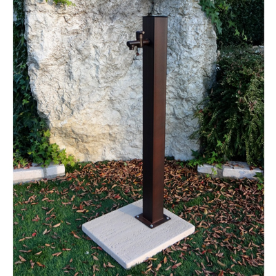 BASE PER FONT.QUADRA 44x39x4 TRAV. BIANCO in scat. Bonfante