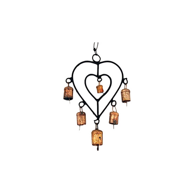 CAMPANELLE CON SUPPORTO CUORE