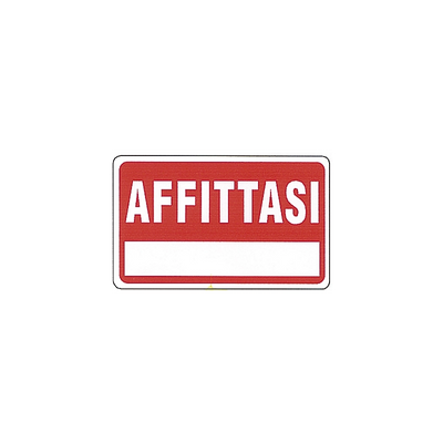 CARTELLO 'AFFITTASI'