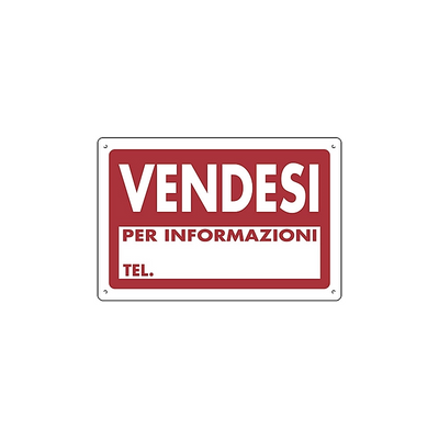 CARTELLO POLIONDA 'VENDESI'