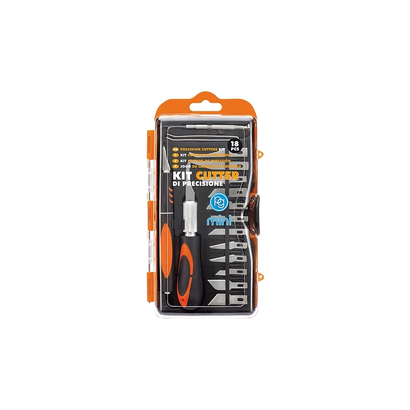 CUTTER DI PRECISIONE KIT 18 PEZZI