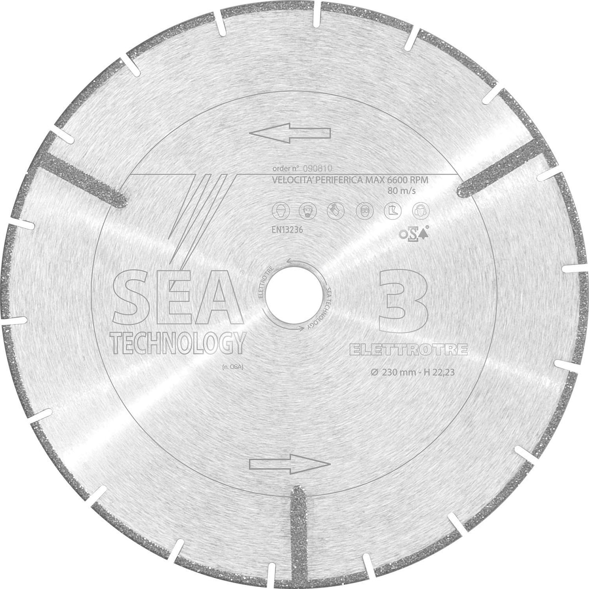 Sea Technology Elettro Tre - Dischi diamantati