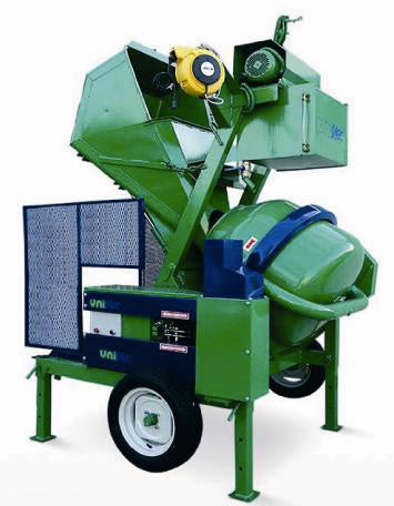 Unimec Betoniere Edili Mod. Fg2c con Ribaltamento del Bicchiere. Cavi