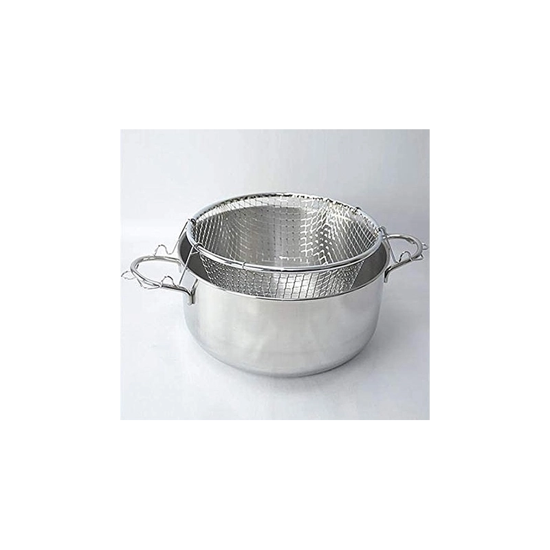 FRIGGITRICE INOX CON CESTELLO
