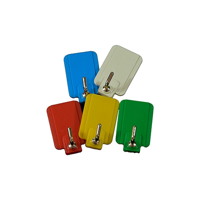 GANCI ADESIVI IN PLASTICA