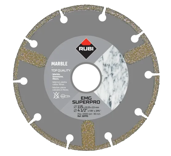 Rubi Disco diamantato marmol ELETTRODEPOSITATO-EMG