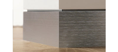 Progress Battiscopa di design proskirting channel in alluminio Progress Profiles - Progress Profiles