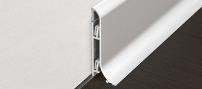 Progress Battiscopa di design proskirting shell in alluminio Progress Profiles - Progress Profiles