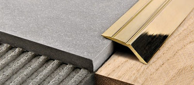 Progress Profilo per pavimenti prolevall 358 in ottone lucido Progress Profiles - Progress Profiles