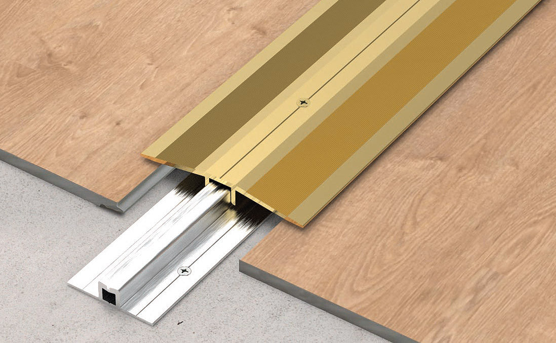 Progress Profilo per pavimenti in legno proscrew 62 in alluminio Progress Profiles - Progress Profiles