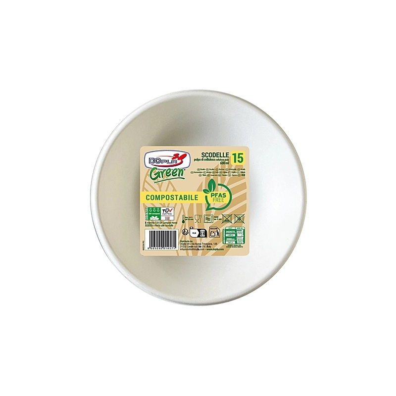 SCODELLE COMPOSTABILI