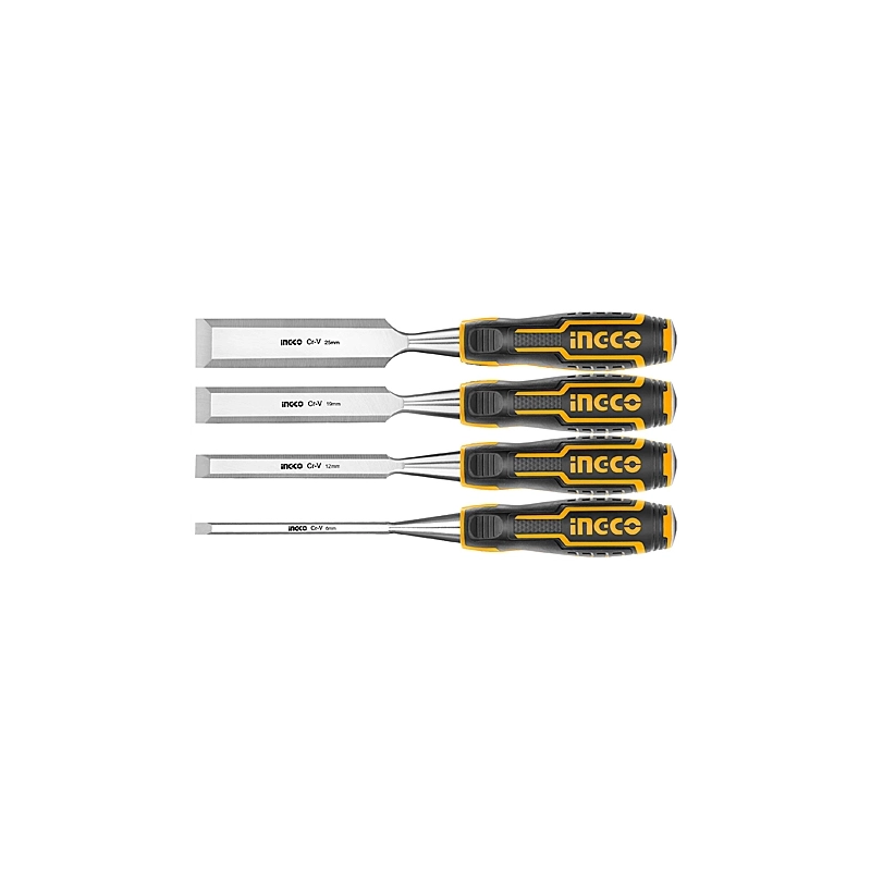SERIE 4 SCALPELLI PER LEGNO