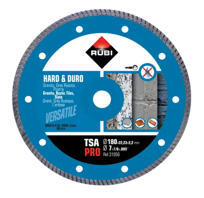 Rubi Disco diamantato materiali duri TURBO-TSA